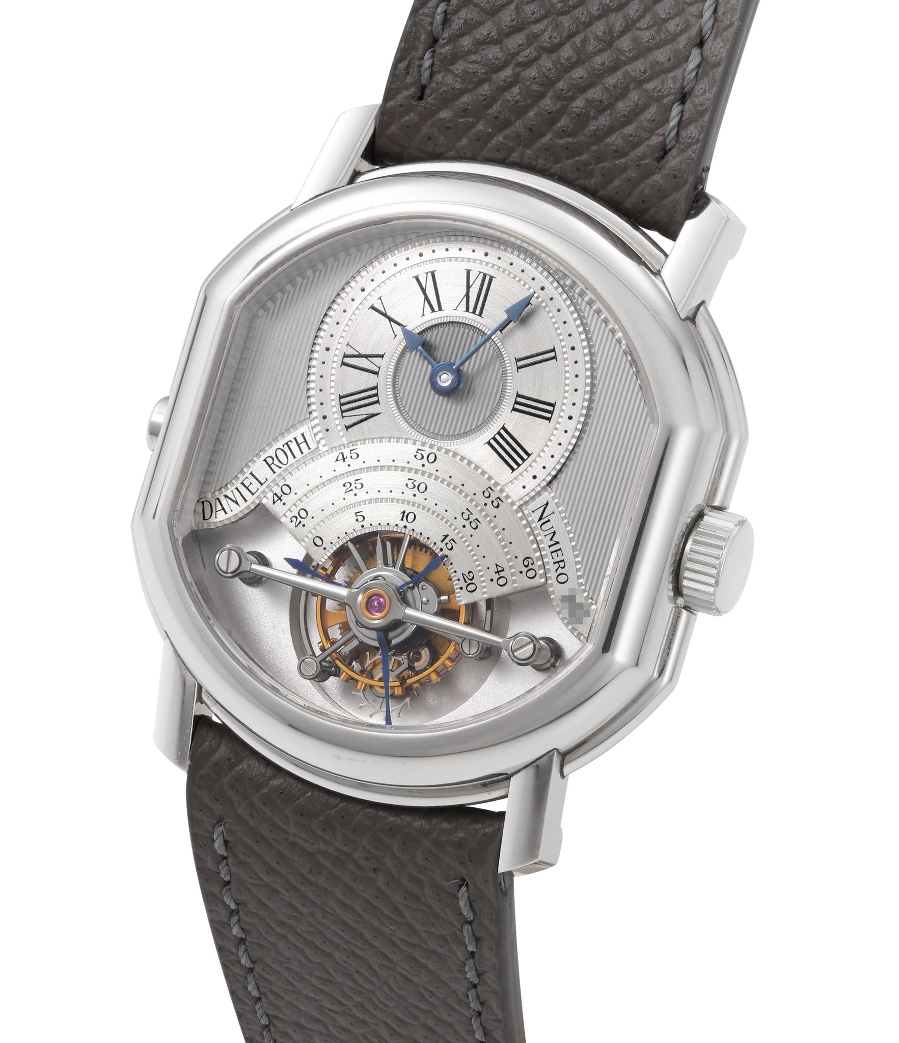steel Daniel Roth Tourbillon watch at A Collected Man London