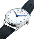 buy preowned luxury watch De Bethune DB25 white gold gentlemen's wristwatch for sale online at A Collected Man London approved reseller of independent watchmakers