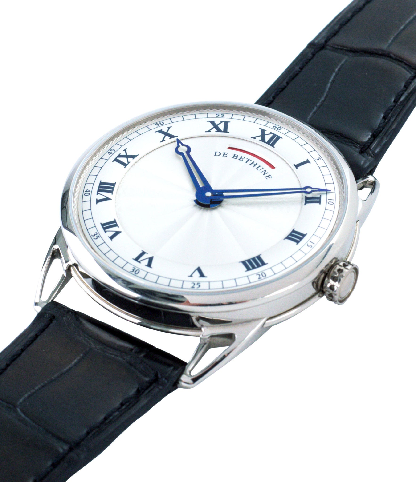 buy preowned luxury watch De Bethune DB25 white gold gentlemen's wristwatch for sale online at A Collected Man London approved reseller of independent watchmakers