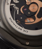 De Bethune in-house movement DB28 Dark Shadows independent watchmaker for sale online at A Collected Man London UK specilaist of rare watches