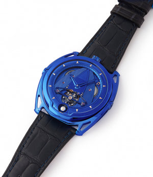 for sale De Bethune DB28 Kind of Blue titanium rare limited edition independent watchmaker at A Collected Man London UK specilaist of rare watches