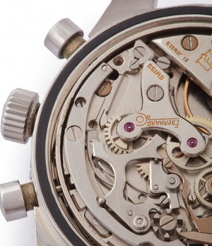 movement 310.82 manual-winding Eberhard Contograf chronograph steel sports watch for sale online at A Collected Man London UK specialist of rare watches