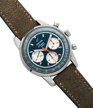 shop Enicar Sherpa Graph 300 Ref. 072-02-01 vintage steel chronograph sport racing watch for sale online at A Collected Man London UK vintage watch specialist