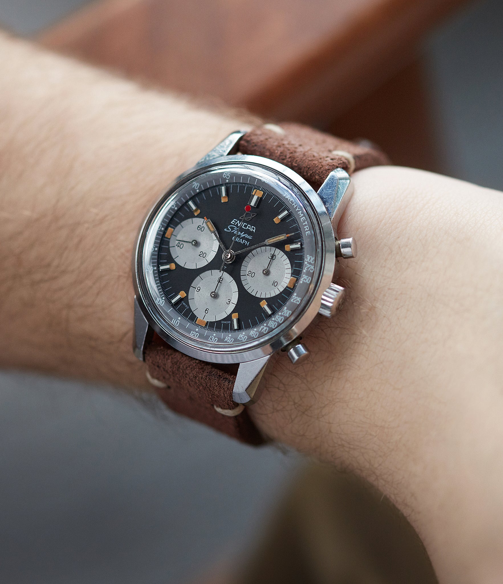 Enicar sherpa chronograph sale