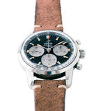 for sale vintage Enicar Sherpa Graph 300 MKIII Jim Clark steel chronograph watch at A Collected Man London UK specialist of rare watches