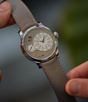 collect F. P. Journe Chronometre Optimum 40mm platinum pre-owned dress watch for sale at A Collected Man London