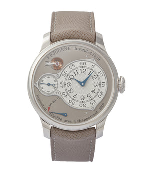 independent watchmaker Fracois Paul Journe Chronometre Optimum 40mm platinum pre-owned dress watch for sale at A Collected Man London selling independent watchmakers