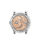 caseback F. P. Journe Chronomètre Bleu W1530 Tantalum preowned watch at A Collected Man London