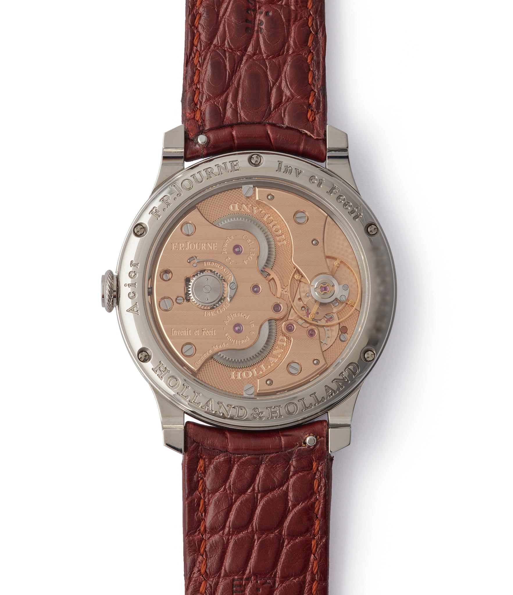 manual-winding F. P. Journe Holland&Holland Chronometre Souverain watch for sale online A Collected Man London specialist independent watchmakers