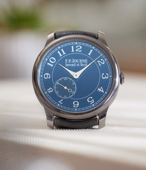 Chronom tre Bleu 007 Buy rare F. P. Journe watches A