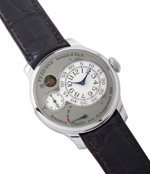 selling F. P. Journe Chronometre Optimum platinum rare watch for sale online at A Collected Man London approved retailer of independent watchmakers