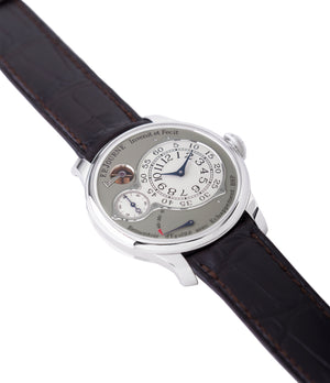 buy preowned F. P. Journe Chronometre Optimum platinum rare watch for sale online at A Collected Man London approved retailer of independent watchmakers