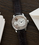 preowned F. P. Journe Chronometre Optimum platinum rare watch for sale online at A Collected Man London approved retailer of independent watchmakers