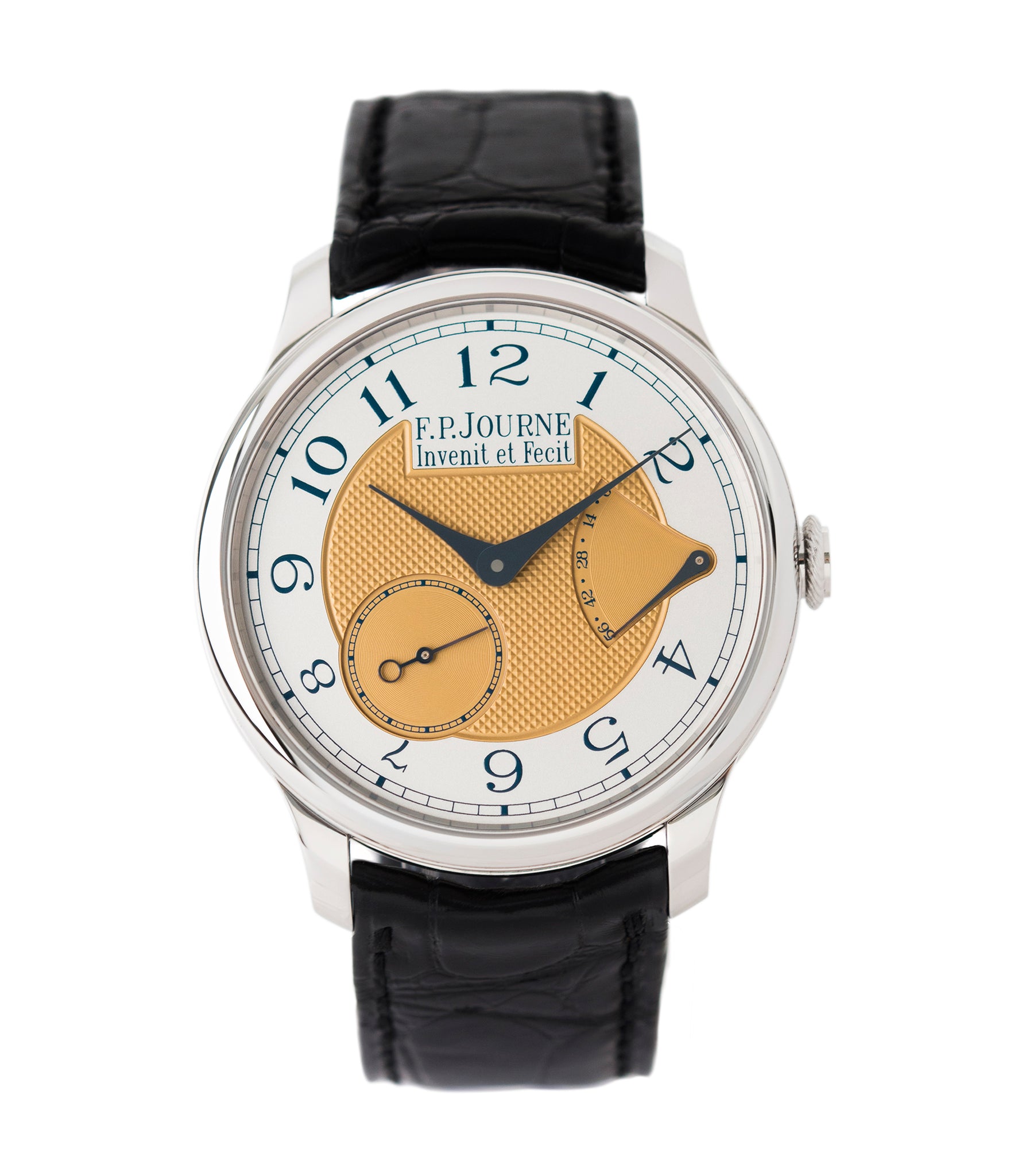 selling F. P. Journe Chronomètre Souverain Steel 38 mm Limited Edition Set for sale online at A Collected Man London approved UK retailer independent watchmakers