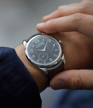 sell pre-owned F. P. Journe Chronomètre Souverain CS Black Label Boutique Edition platinum 40mm dress watch for sale online A Collected Man London UK specialist of rare watches
