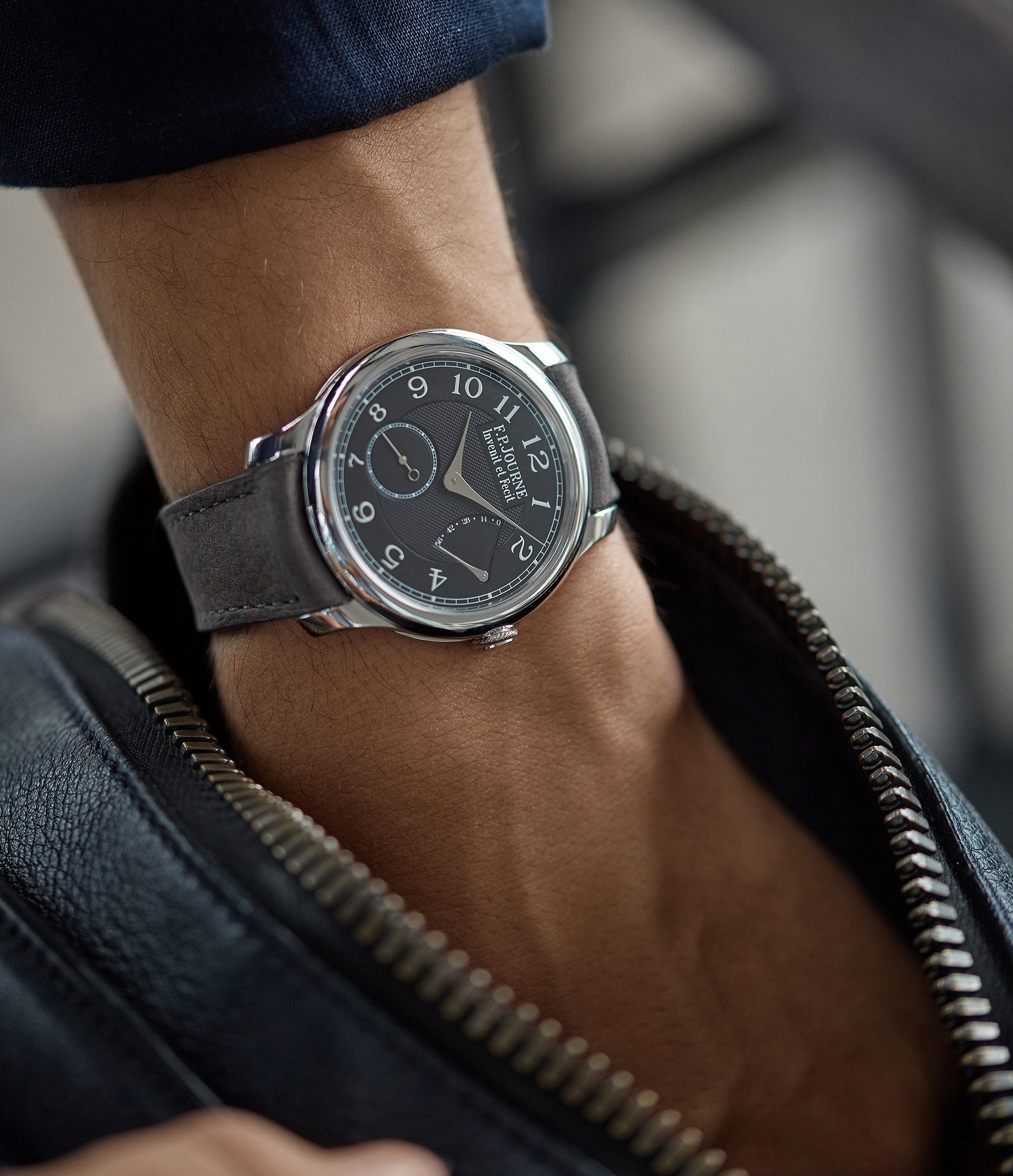 F. P. Journe Chronomètre Souverain CS Black Label Boutique Edition platinum 40mm dress watch for sale online A Collected Man London UK specialist of rare watches