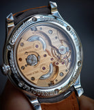 Cal. 1304 manual-winding buy F. P. Journe Chronometre Souverain platinum 40mm silver dial time-only dress watch for sale online at A Collected Man London UK specialist independent watchmakers