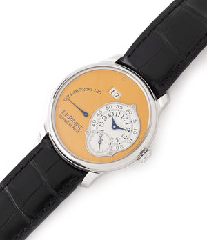 buy preowned F. P. Journe Octa Automatique 38 mm steel limited edition dress watch for sale online at A Collected Man London UK approved seller of independent watchmakers