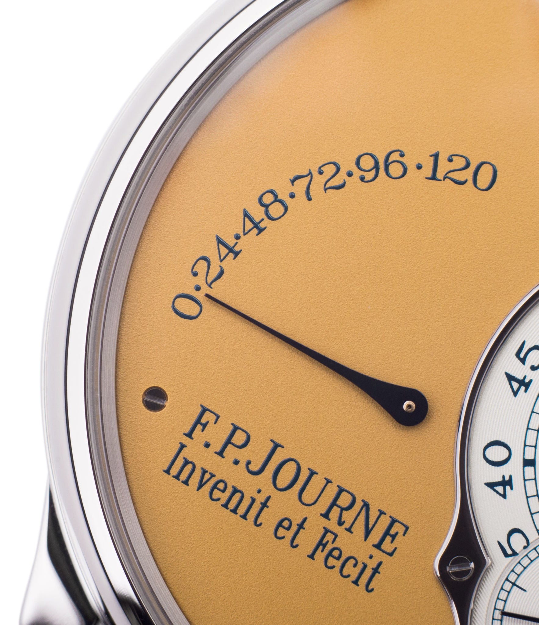 gold dial F. P. Journe Octa Automatique 38 mm steel limited edition dress watch for sale online at A Collected Man London UK approved seller of independent watchmakers