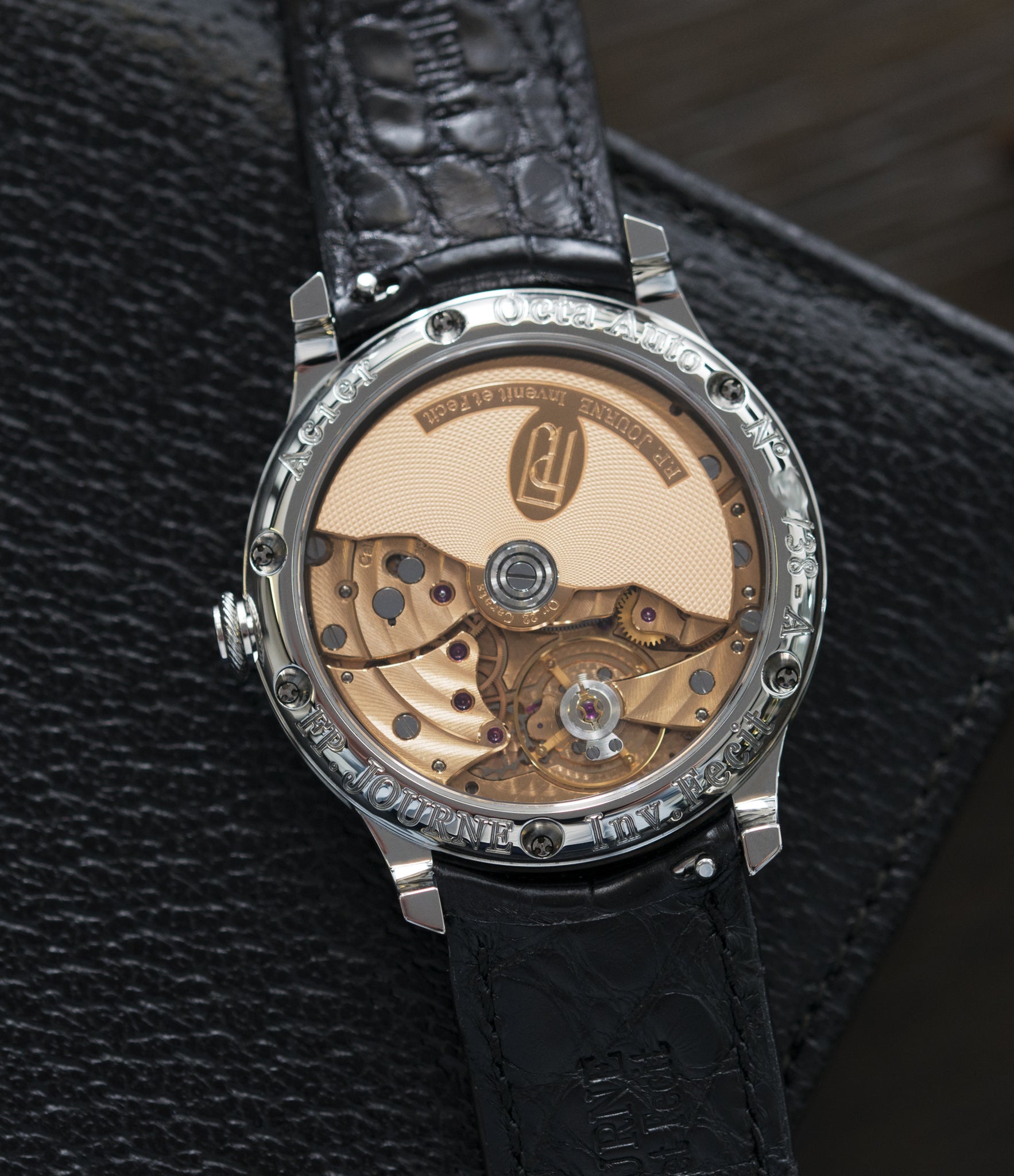 1300.3 manual-winding automatic F. P. Journe Octa Automatique 38 mm steel limited edition dress watch for sale online at A Collected Man London UK approved seller of independent watchmakers