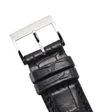 platinum tang buckle F. P. Journe Centigraphe Souverain Black Label 40 mm platinum pre-owned rare watch for sale online at A Collected Man London approved retailer of independent watchmakers