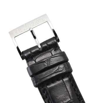platinum tang buckle F. P. Journe Centigraphe Souverain Black Label 40 mm platinum pre-owned rare watch for sale online at A Collected Man London approved retailer of independent watchmakers