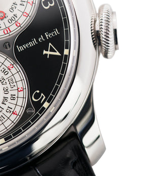 preowned F. P. Journe Black Label Centigraphe Souverain 40 mm pre-owned rare watch for sale online at A Collected Man London approved retailer of independent watchmakers