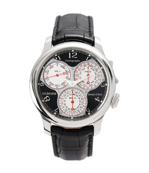 buy F. P. Journe Centigraphe Souverain Black Label 40 mm platinum pre-owned rare watch for sale online at A Collected Man London approved retailer of independent watchmakers