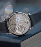 early F. P. Journe Tourbillon 38mm brass movement pre-owned rare watch independent watchmaker for sale A Collected Man London specialist rare wristwatches