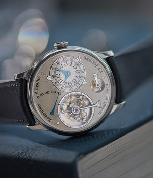 early F. P. Journe Tourbillon 38mm brass movement pre-owned rare watch independent watchmaker for sale A Collected Man London specialist rare wristwatches