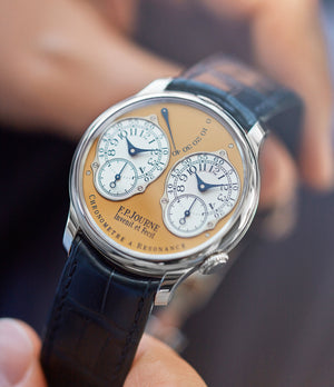for sale F.P. Journe Limited Edition Chronomètre Résonance steel 38mm dress watch for sale online at A Collected Man London UK specialist of independent watchmakers