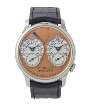 buy F.P. Journe Limited Edition Chronomètre Résonance steel 38mm dress watch for sale online at A Collected Man London UK specialist of independent watchmakers
