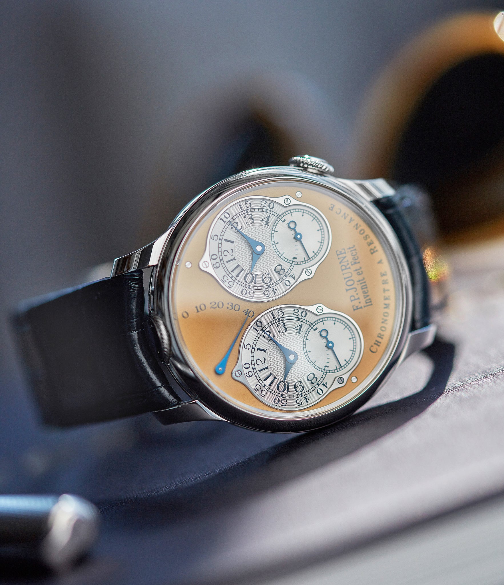 sell F.P. Journe Limited Edition Chronomètre Résonance steel 38mm dress watch for sale online at A Collected Man London UK specialist of independent watchmakers