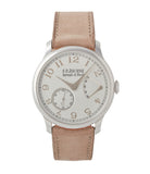 buy F. P. Journe Chronometre Souverain 38mm platinum silver custom dial for sale online at A Collected Man London UK specialist of independent watchmakers