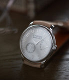 silver custom dial F. P. Journe Chronometre Souverain 38mm platinum for sale online at A Collected Man London UK specialist of independent watchmakers