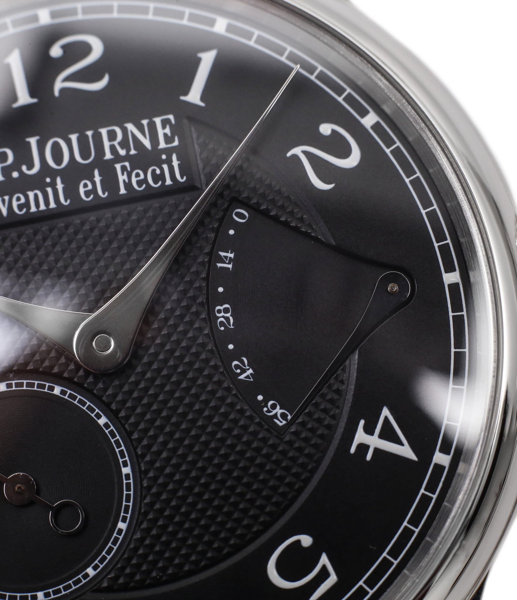 buy F. P. Journe Chronometre Souverain Black label platinum 38 mm watch for sale online at A Collected Man