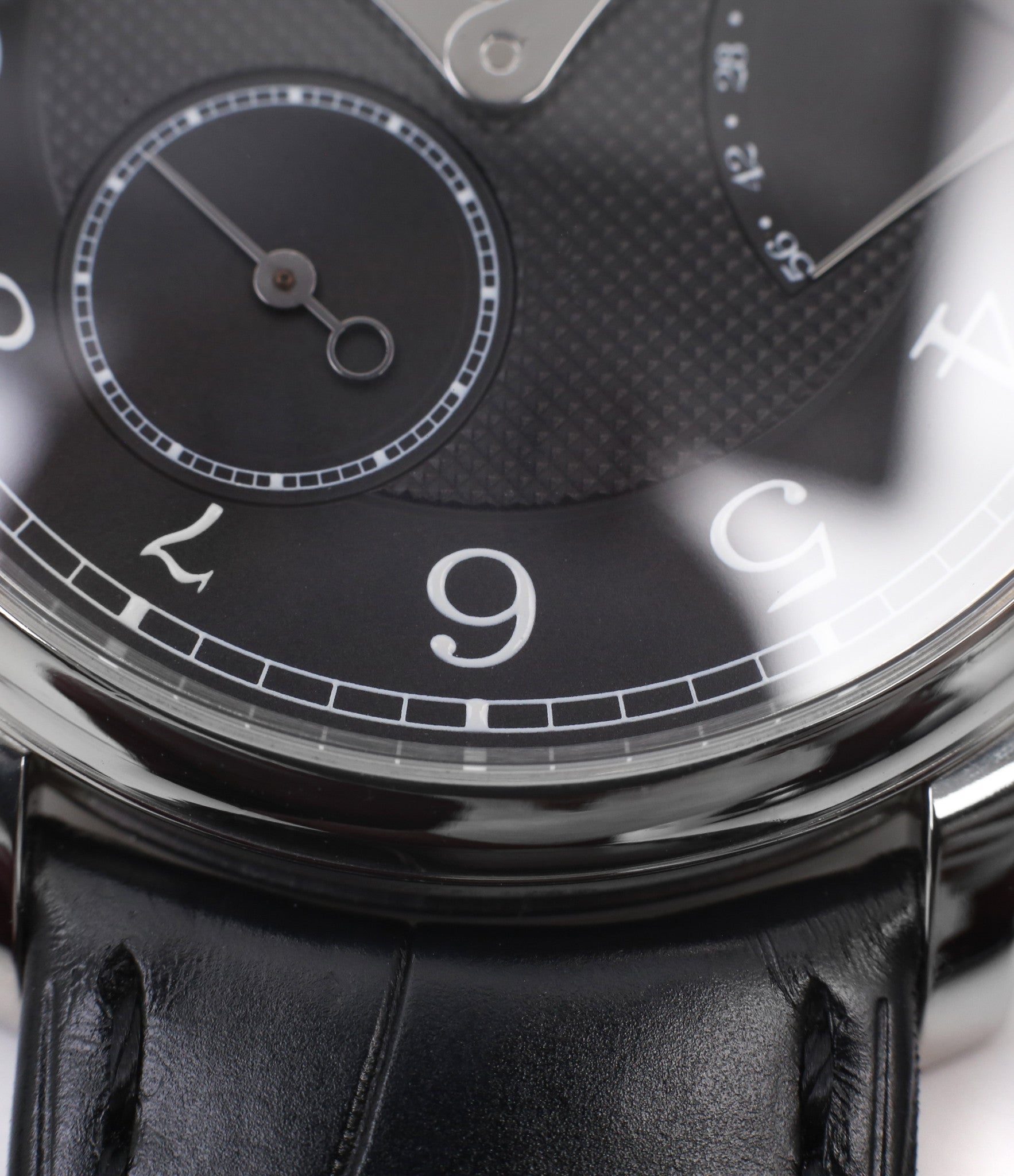 for sale F. P. Journe Chronometre Souverain Black label platinum 38 mm watch online at A Collected Man