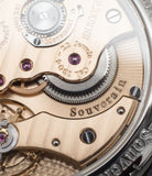 Cal. 1304 F. P. Journe Chronometre Souverain Black label platinum 38 mm watch online at A Collected Man