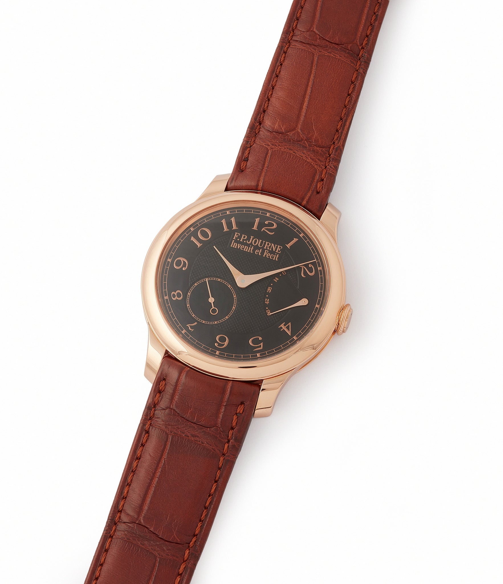 find F. P. Journe Boutique Edition Chronometre Souverain red gold black dial rare watch independent watchmaker for sale online at A Collected Man London UK specialist of rare watches