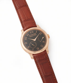 sell F. P. Journe Boutique Edition Chronometre Souverain red gold black dial rare watch independent watchmaker for sale online at A Collected Man London UK specialist of rare watches