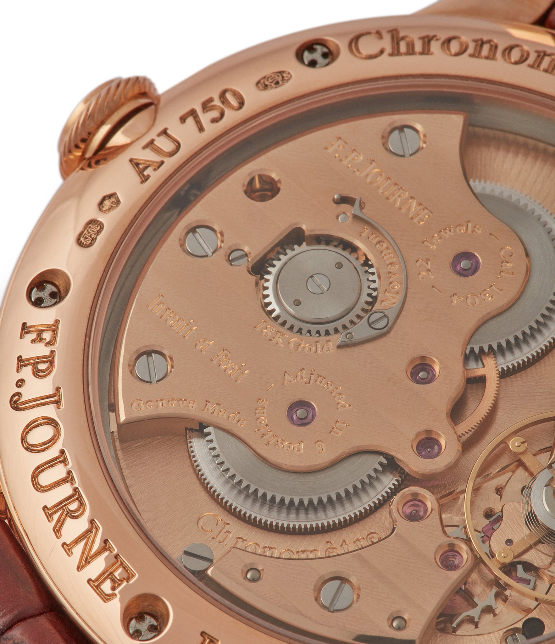 1304 manual-winding F. P. Journe Boutique Edition Chronometre Souverain red gold black dial rare watch independent watchmaker for sale online at A Collected Man London UK specialist of rare watches