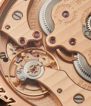 rare Boutique Edition Journe Chronometre Souverain red gold black dial rare watch independent watchmaker for sale online at A Collected Man London UK specialist of rare watches