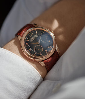 collect F. P. Journe Boutique Edition Chronometre Souverain red gold black dial rare watch independent watchmaker for sale online at A Collected Man London UK specialist of rare watches
