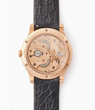 independent watchmaker in-house Cal. 1304 F. P. Journe Chronometre Souverain silver dial rose gold dress watch for sale online at A Collected Man London UK specialist of independent watchmakers