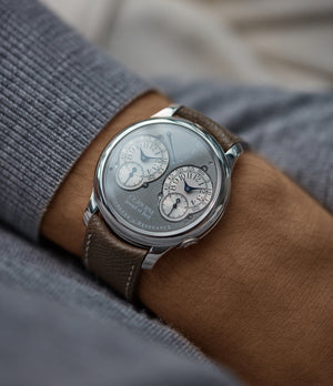 Chronomètre à Résonance | Ruthenium Dial | 40mm | Platinum