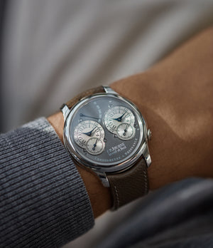Chronomètre à Résonance | Ruthenium Dial | 40mm | Platinum