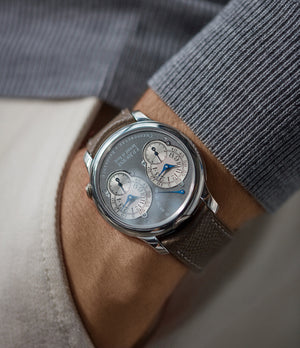 Chronomètre à Résonance | Ruthenium Dial | 40mm | Platinum