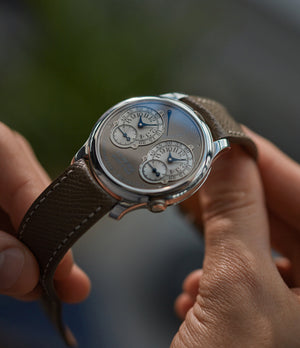 Chronomètre à Résonance | Ruthenium Dial | 40mm | Platinum