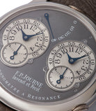 Chronomètre à Résonance | Ruthenium Dial | 40mm | Platinum
