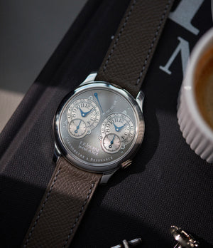 Chronomètre à Résonance | Ruthenium Dial | 40mm | Platinum